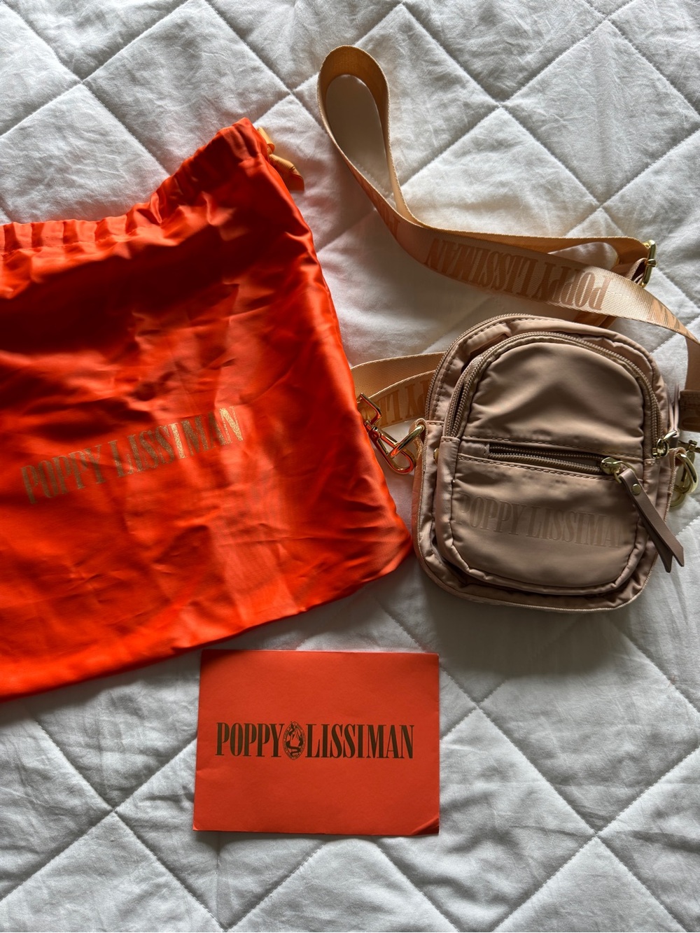 Poppy Lissiman Women’s Nifty Nylon Camera Bag in Nude